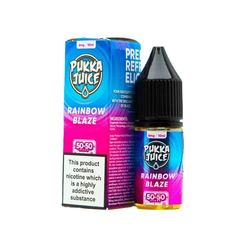 Pukka 50/50 10ML Shortfill (Pack of 10) 6mg