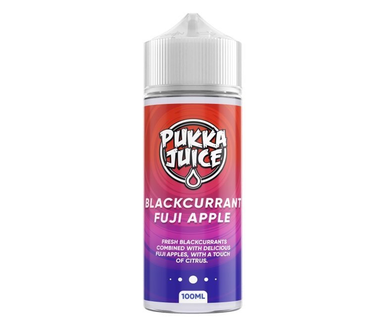 Pukka Juice 100ml Shortfill E - liquids Blackcurrant Fuji Apple