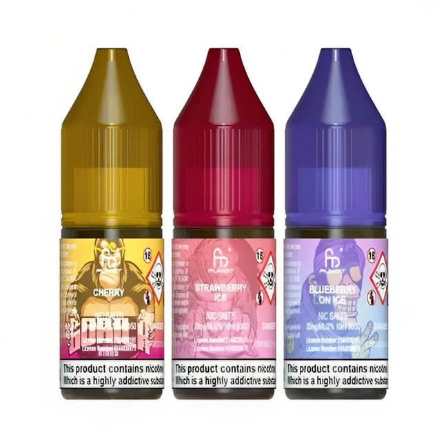 R and M 7000 Nic Salt 10ml - Box of 10 Banana Ice