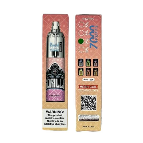 R & M 7000 Disposable Vape | Box of 10 - Bulk Vape Wholesale