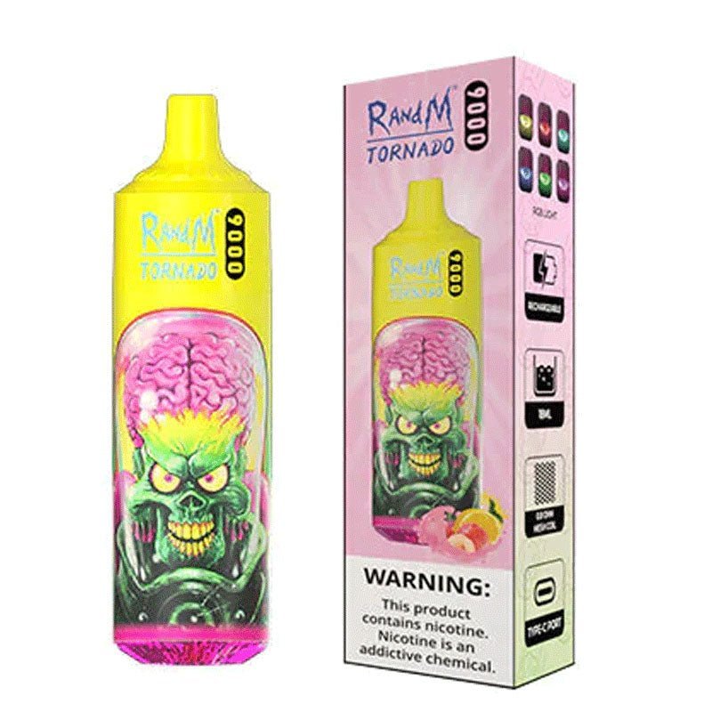 R & M Tornado 9000 Disposable Vape Pod - Box of 10 - Bulk Vape Wholesale