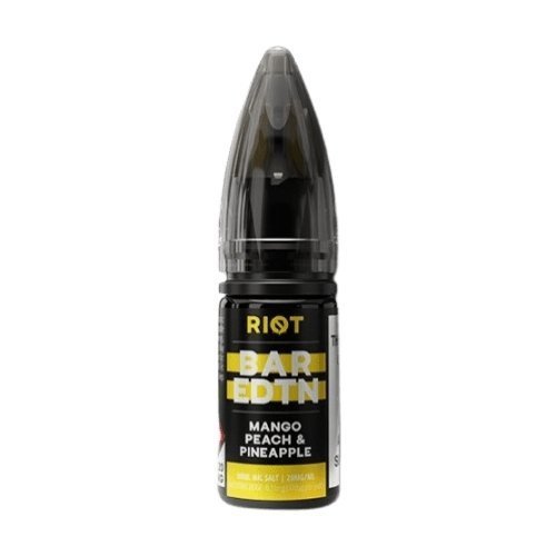 Riot Squad Bar Edition Nic Salt 10ml E - liquids - Box of 10 Mango Peach Pineapple