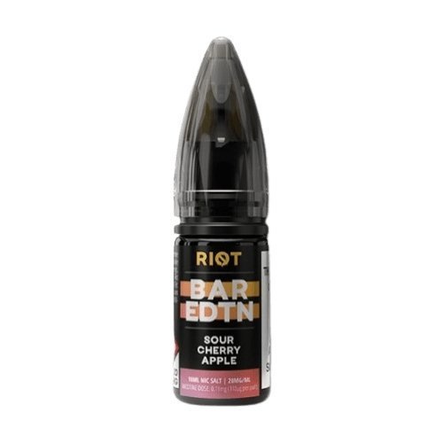 Riot Squad Bar Edition Nic Salt 10ml E - liquids - Box of 10 Sour Cherry Apple