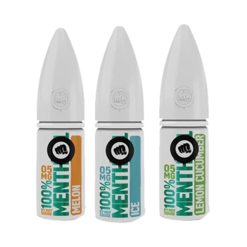 Riot Squad Menthol Series 10ML Nic Salt (Pack of 10) - Bulk Vape Wholesale