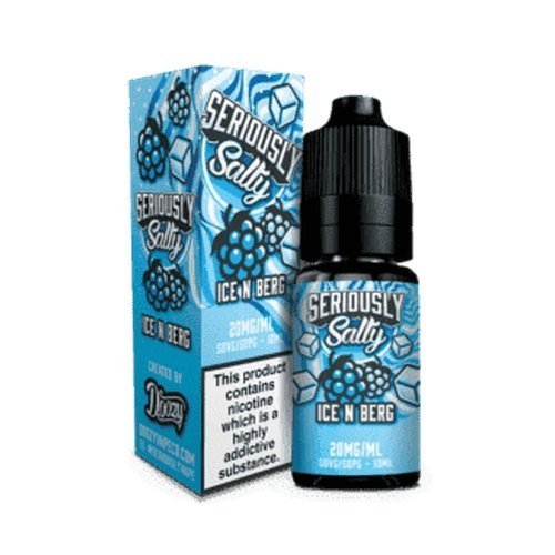 Seriously Salty 10ml Nic Salt (Pack of 10) Ice N Berg