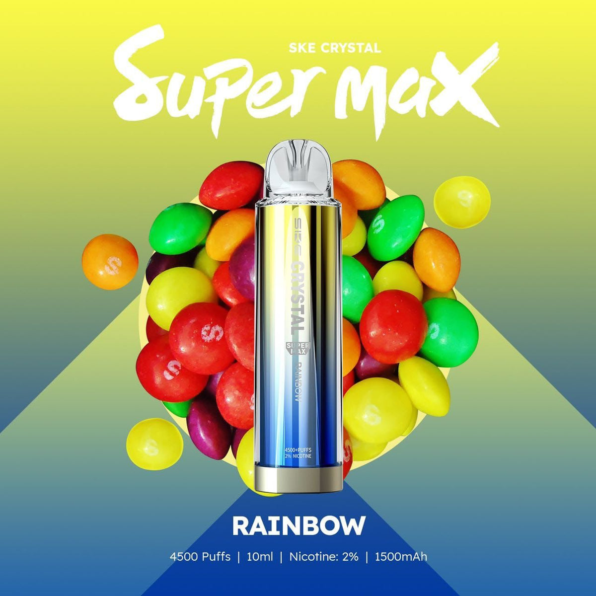 Ske Crystal Original Super Max 4500 Disposable Vape Puff Pod Box Of 10 - Bulk Vape Wholesale