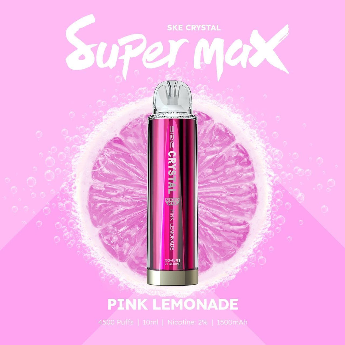 Ske Crystal Original Super Max 4500 Disposable Vape Puff Pod Box Of 10 - Bulk Vape Wholesale