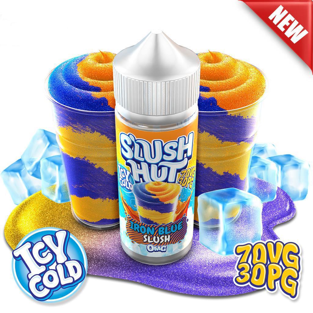 Slush Hut 100ml E - liquids Iron Blue Slush