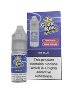 Soda King Nic Salt 10ml - Box of 10 Mr Blue