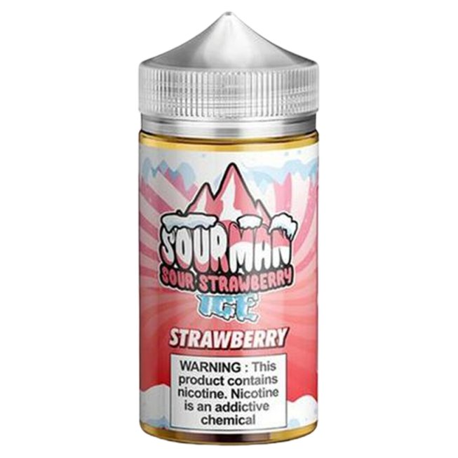 Sour Man Ice 200ml Shortfill Strawberry Ice