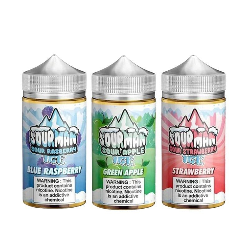 Sour Man Ice 200ml Shortfill Strawberry Ice