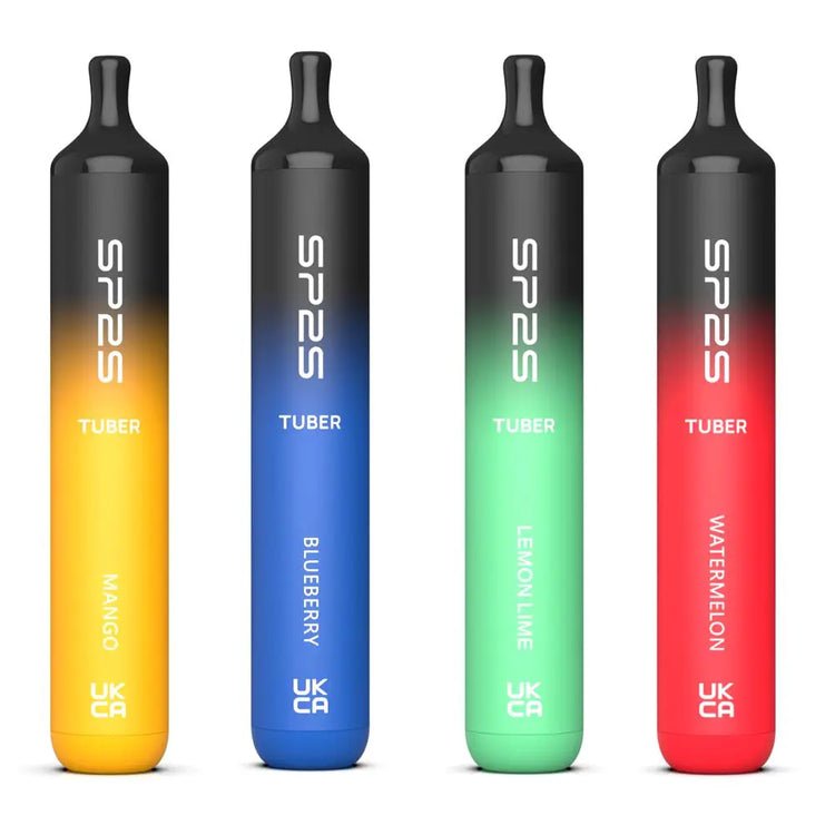 SP2S Tuber 600 Puffs Disposable Vape Pod Box of 10 - Bulk Vape Wholesale