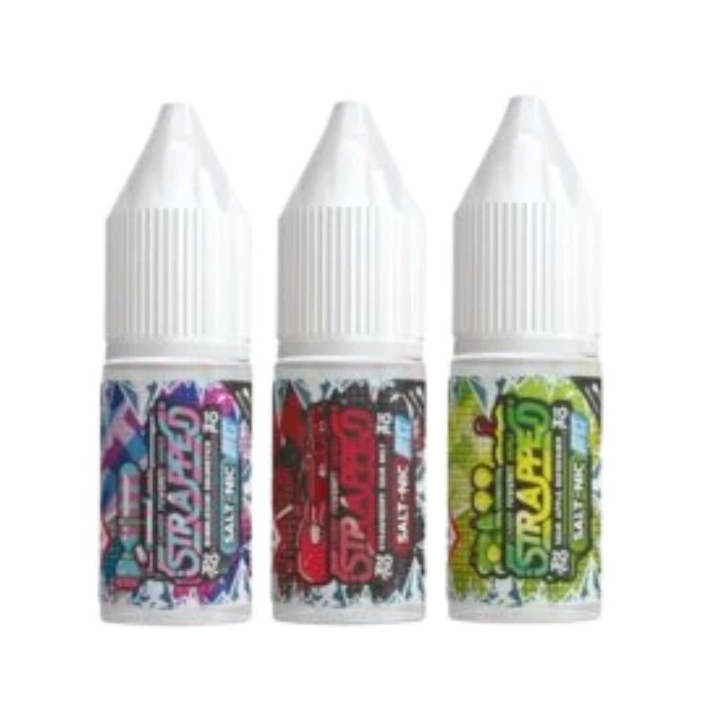 Strapped On Ice 10ML Nic Salt (Pack of 10) - Bulk Vape Wholesale