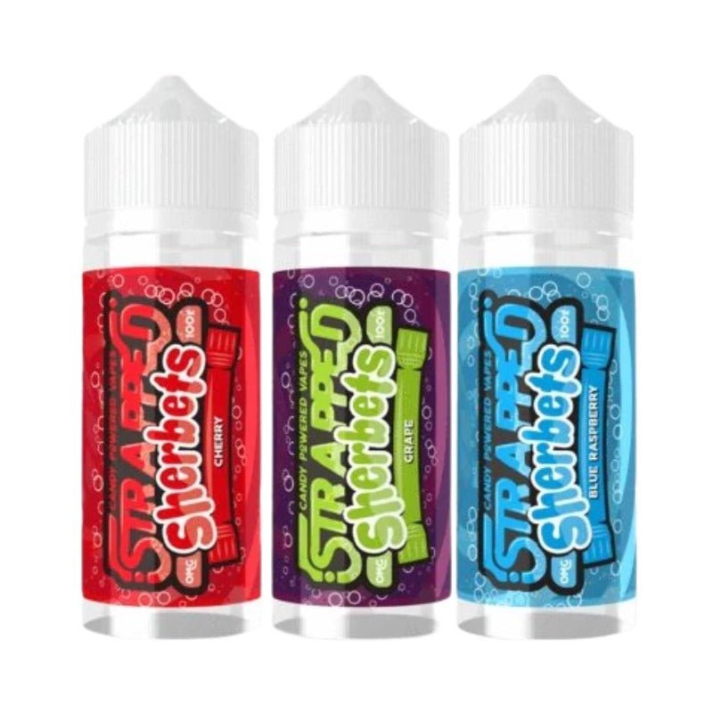 Strapped Sherbets 100ML Shortfill - Bulk Vape Wholesale
