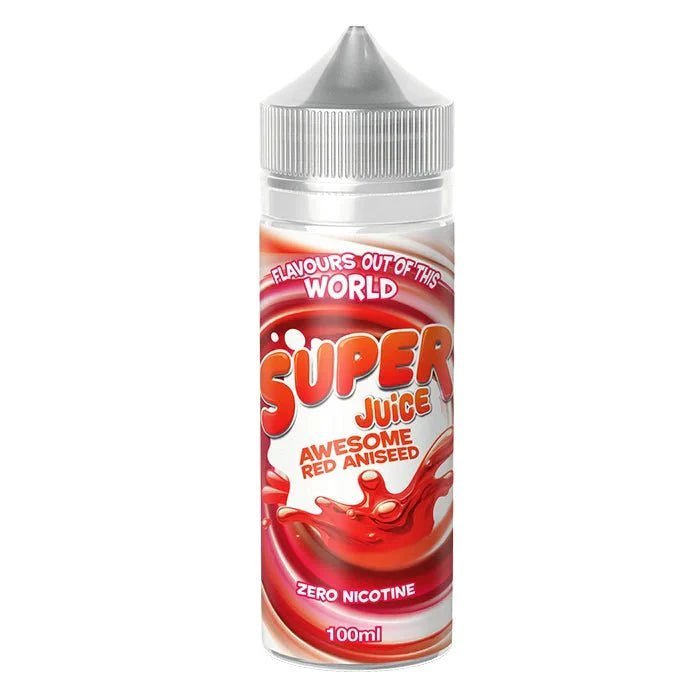 Super Juice 100ml E - liquid Shortfill Awesome Red Aniseed