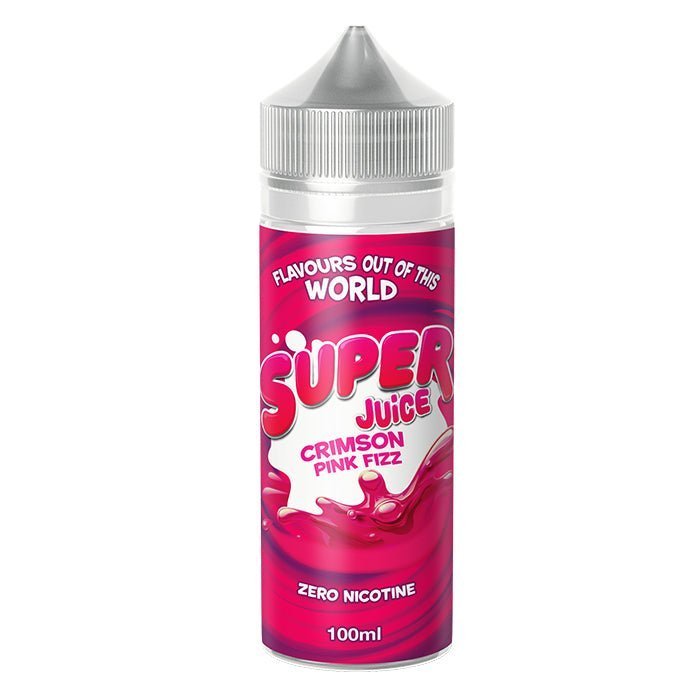 Super Juice 100ml E - liquid Shortfill Crimson Pink Fizz