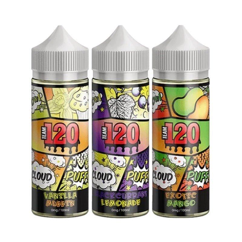 Team 120 100ml Shortfill Blackcurrant Lemonade