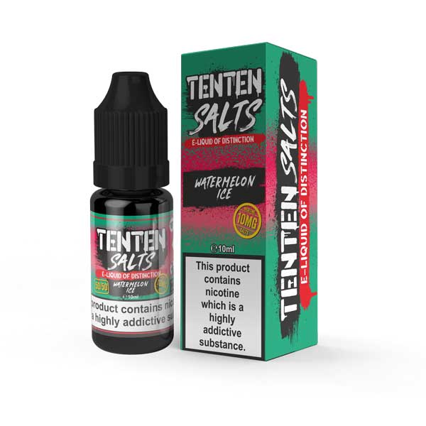 Ten Ten Nic Salts 10ml E-liquids - Box of 10 - Bulk Vape Wholesale