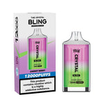 The Crystal Bling 12000 Puff Prefilled Pod Vape Pack of 5 Strawberry Watermelon Lime