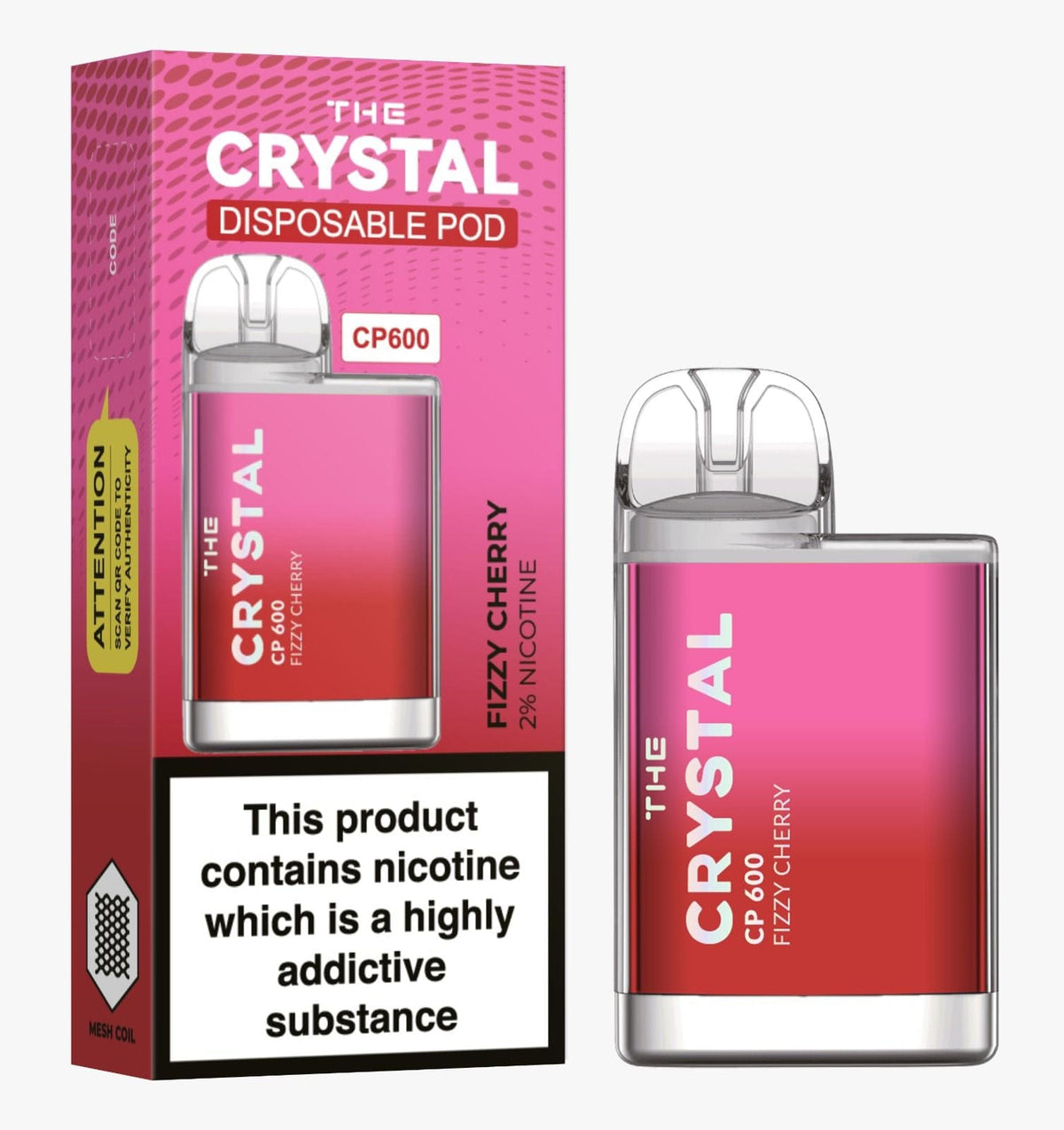 The Crystal CP600 Disposable Vape Puff Bar Mini Pod - Bulk Vape Wholesale
