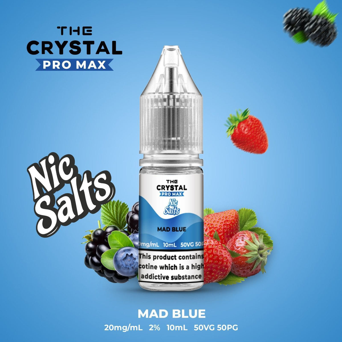 The Crystal Pro Max Hayati Nic Salts 10ml - Box of 10 - Bulk Vape Wholesale