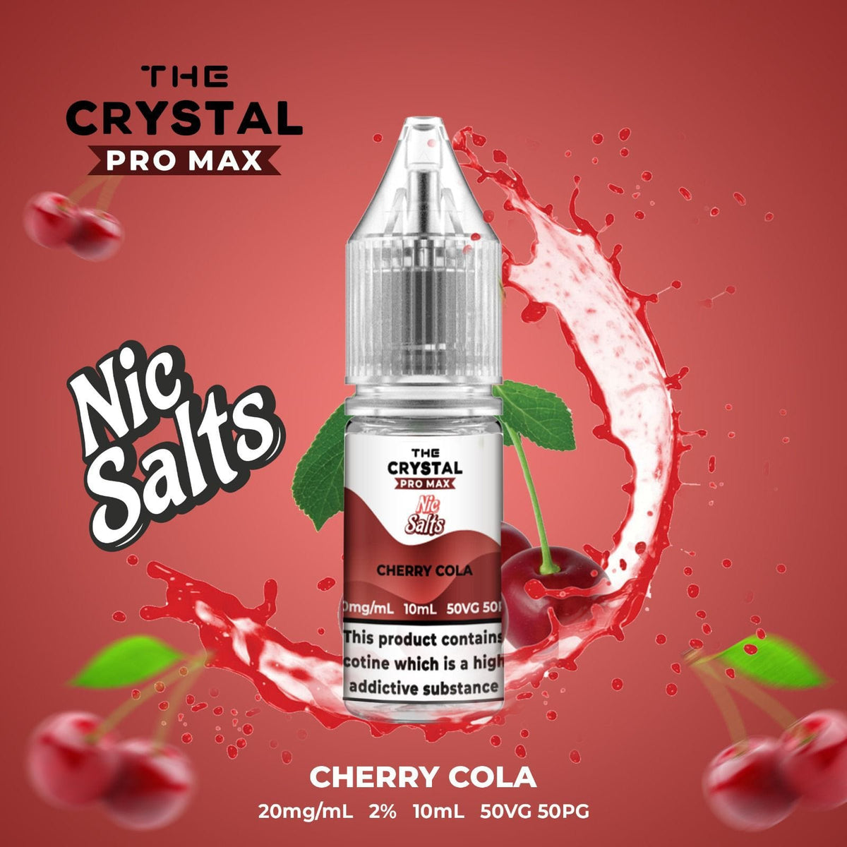 The Crystal Pro Max Hayati Nic Salts 10ml - Box of 10 - Bulk Vape Wholesale
