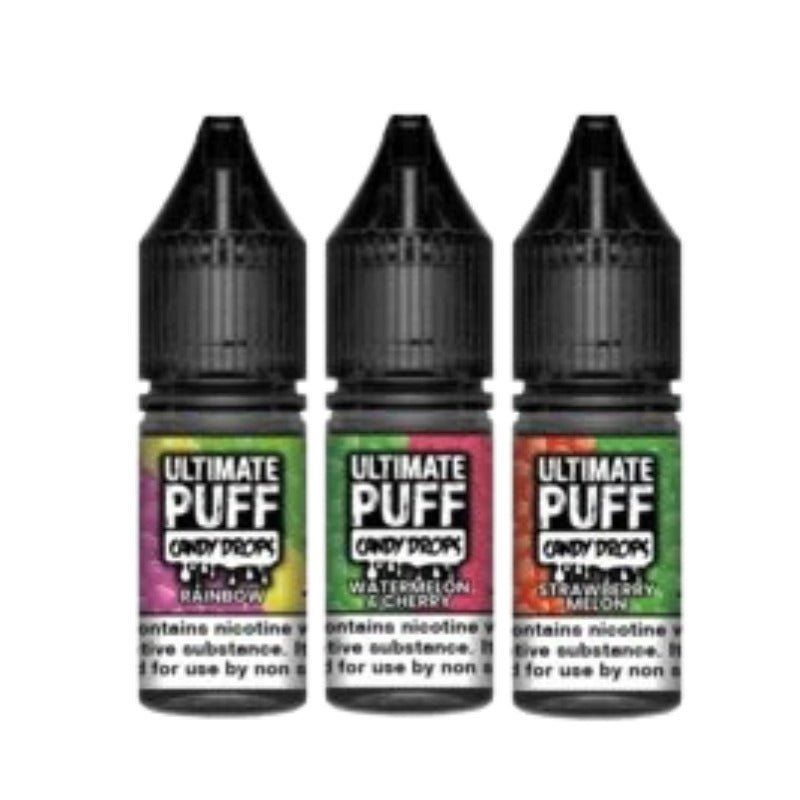 Ultimate Puff 50/50 Candy Drops 10ML Shortfill (Pack of 10) - Bulk Vape Wholesale