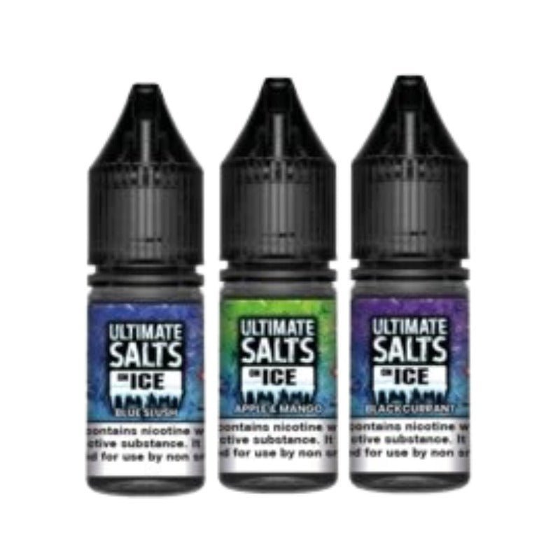 Ultimate Salts On Ice 10ML Nic Salt (Pack of 10) - Bulk Vape Wholesale