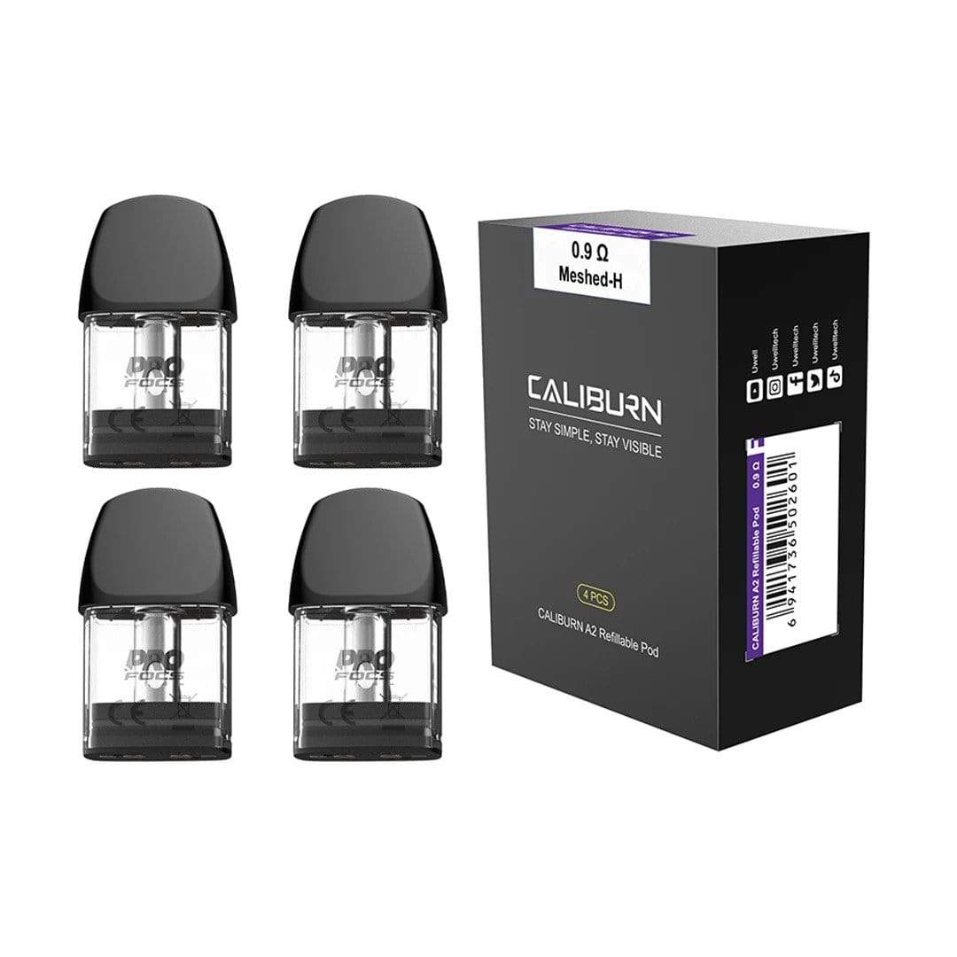 Uwell Caliburn A2 Replacement Pod - 4Pack - Bulk Vape Wholesale