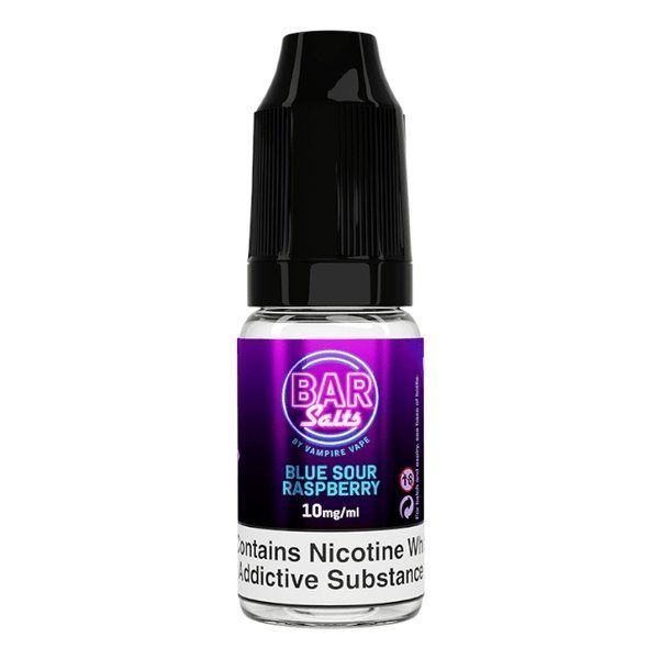 Vampire Vape Bar Salt 10ml E - liquid Nic Salts - Box of 10 Blue Sour Raspberry