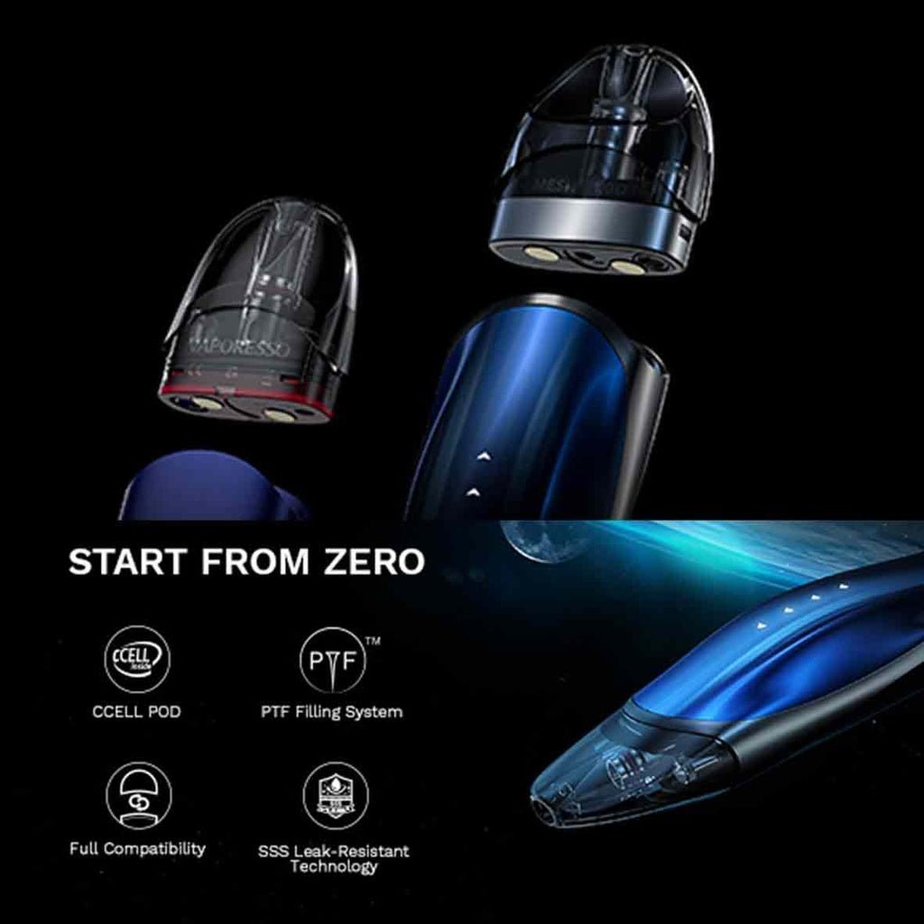 Vaporesso Zero 2 Pod Vape Kit Black Green