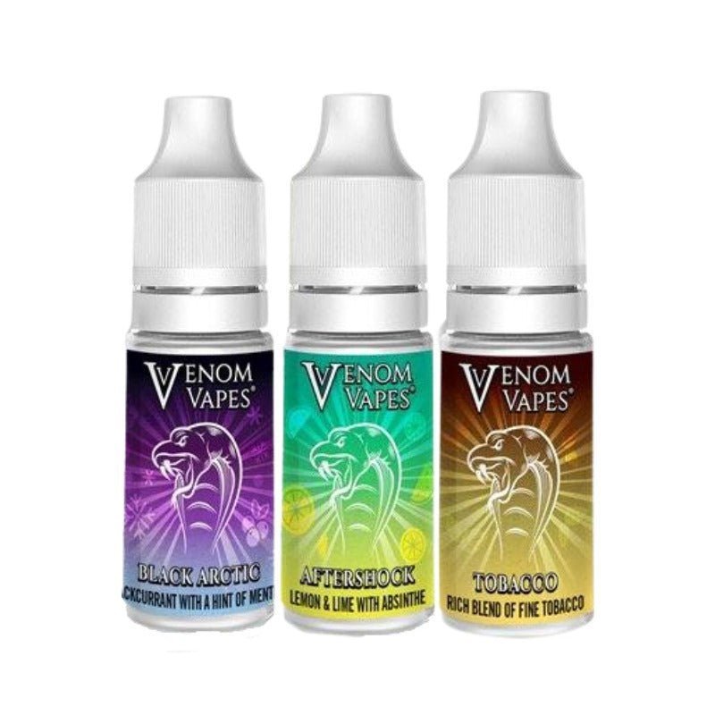 Venom Vapes 50/50 10ML Shortfill (Pack of 10) 3mg