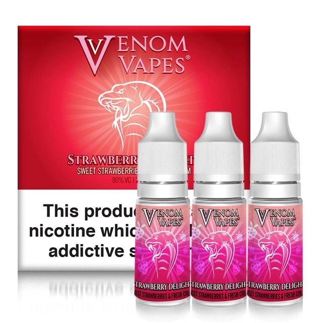 Venom Vapes 50/50 10ML Shortfill (Pack of 10) - Bulk Vape Wholesale
