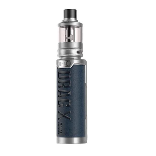 Voopoo - Drag X Plus Professional Edition Vape Kit Silver Blue