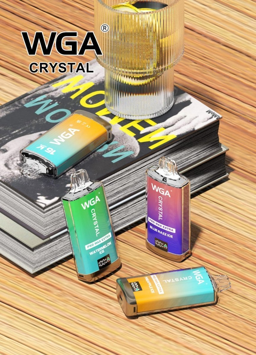 WGA Crystal Pro Max 15,000 Puffs Disposable Vape (BOX OF 10) - Bulk Vape Wholesale