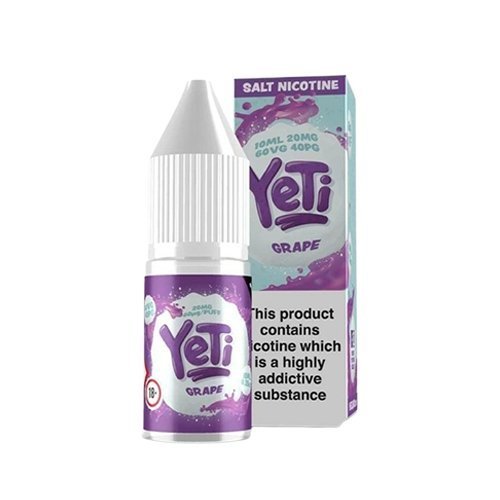 Yeti 10ml Nic Salt (Pack of 10) Grape