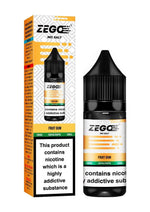 Zego Nic Salt 10ml E - Liquid - Box of 10 Fruit Gum