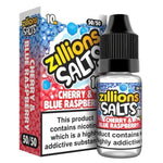 Zillions Nic Salt 10ml Pack of 5 Cherry & Blue