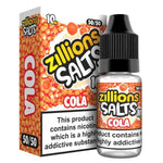 Zillions Nic Salt 10ml Pack of 5 Cola